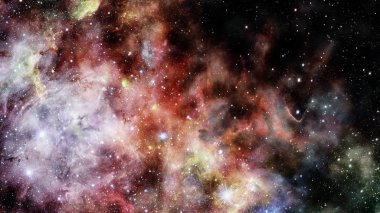 Evren yıldız, nebula ve galaksiyle dolu..