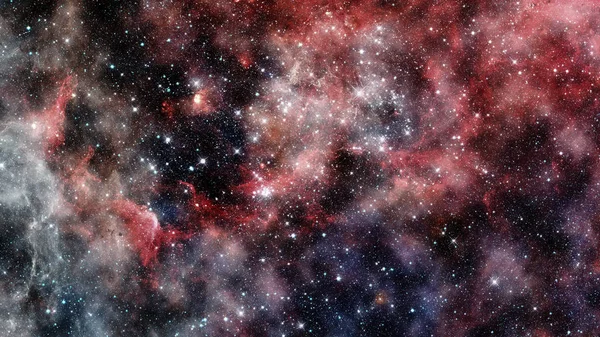 Yıldızlı uzay. Bu görüntünün elementleri NASA tarafından desteklenmektedir. — Stok fotoğraf
