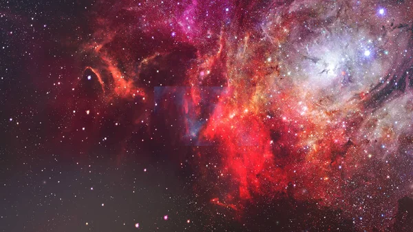 Universum fyllt med stjärnor, nebulosa och galax. — Stockfoto