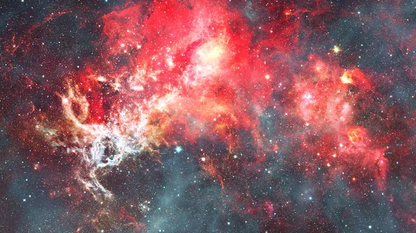 Beautiful nebula and Galaxy. Elements of this Image Furnished by NASA — Stock Photo, Image