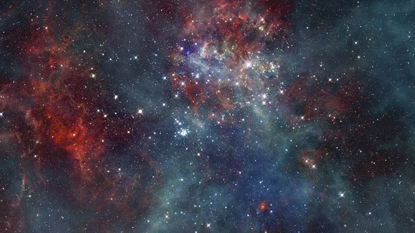 星云是恒星形成的地点.美国航天局提供的这一图像的要素. — 图库照片