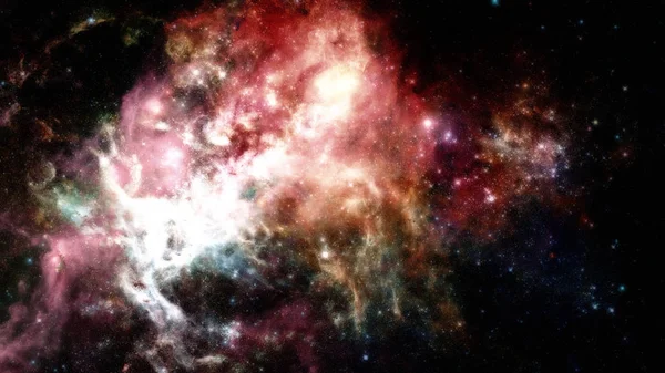 우주에 있는 성운과 은하입니다. NASA 가 제공 한 이형상의 요소들. — 스톡 사진