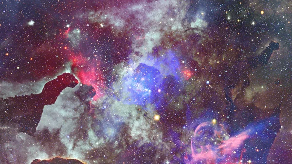 Nebulosa i rymden. Kosmiska bakgrund. — Stockfoto