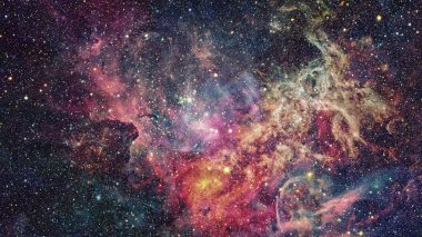 Boşluk bulutsu. Kozmik arka plan.