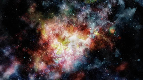Небольшая часть звездного поля пространства. Элементы этого изображения предоставлены НАСА. — стоковое фото