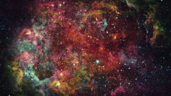Nébuleuse et étoiles dans l'espace lointain, univers mystérieux. — Photo