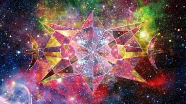 Soyut hipster geometrik arka plan. Nasa tarafından döşenmiş bu görüntü unsurları.