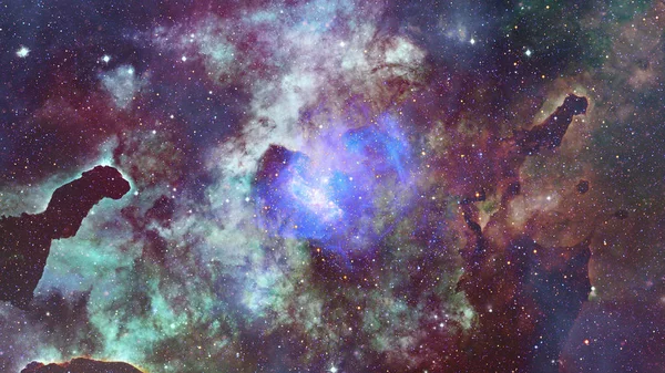 Galassia e Nebulosa. Spazio astratto sfondo. — Foto Stock