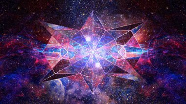 Soyut hipster geometrik arka plan. Nasa tarafından döşenmiş bu görüntü unsurları.