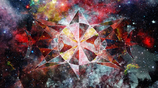 Soyut hipster geometrik arka plan. Nasa tarafından döşenmiş bu görüntü unsurları.