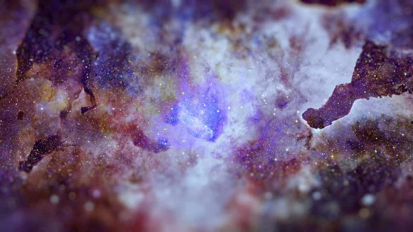 Галактика і туманність. Елементи цього зображення, надані НАСА. — стокове фото
