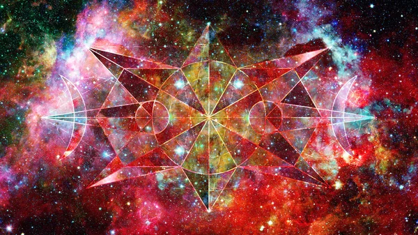 Soyut hipster geometrik arka plan. Nasa tarafından döşenmiş bu görüntü unsurları.