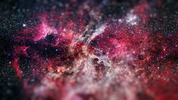 Yıldızlı ve nebulalı gece gökyüzü. Bu görüntünün elementleri NASA tarafından desteklenmektedir.