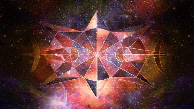 Soyut hipster geometrik arka plan. Nasa tarafından döşenmiş bu görüntü unsurları.