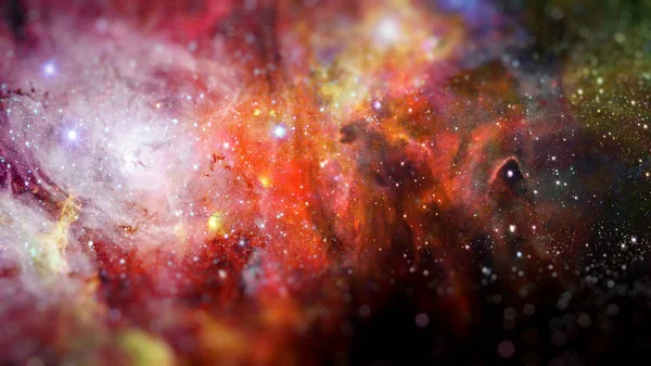 Universo lleno de estrellas, nebulosas y galaxias. — Foto de Stock