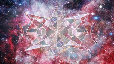 Soyut hipster geometrik arka plan. Nasa tarafından döşenmiş bu görüntü unsurları.