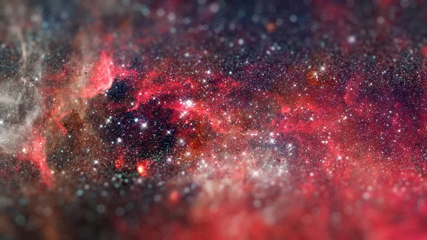 Starry outer space. Elements of this image furnished by NASA. — Stock Photo, Image