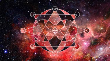 Soyut hipster geometrik arka plan. Nasa tarafından döşenmiş bu görüntü unsurları.