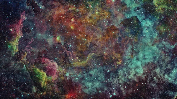 Прекрасная туманность и Галактика. Элементы этого изображения предоставлены НАСА — стоковое фото