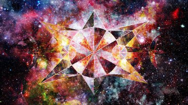 Soyut hipster geometrik arka plan. Nasa tarafından döşenmiş bu görüntü unsurları.