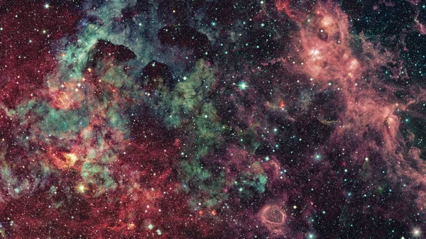 Nebulosa e estrelas no espaço exterior. Elementos desta imagem fornecidos pela NASA. — Fotografia de Stock