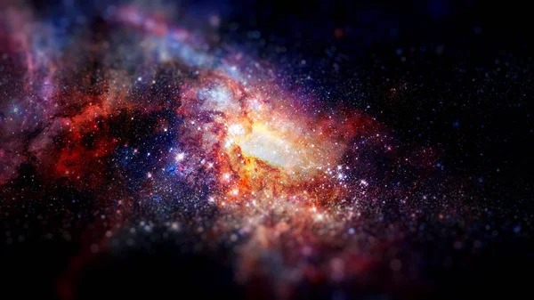 Сферична галактика. Елементи цього зображення, надані НАСА. — стокове фото