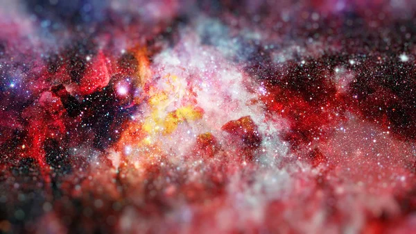 Composición de nebulosas y estrellas. Elementos de esta imagen proporcionados por la NASA. — Foto de Stock