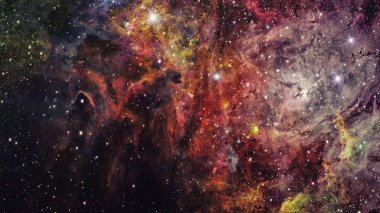 Evren yıldız, nebula ve galaksiyle dolu..