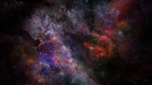 Afbeelding van de nevel in de ruimte. Elementen van deze afbeelding geleverd door NASA. — Stockfoto