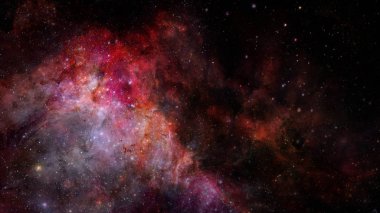Evren yıldız, nebula ve galaksiyle dolu..