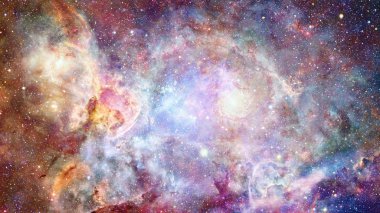 Derin uzayda nebula ve yıldızlar. Bu görüntünün elementleri NASA tarafından desteklenmektedir