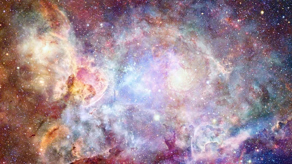 Nebulosa e estrelas no espaço profundo. Elementos desta imagem fornecidos pela NASA — Fotografia de Stock