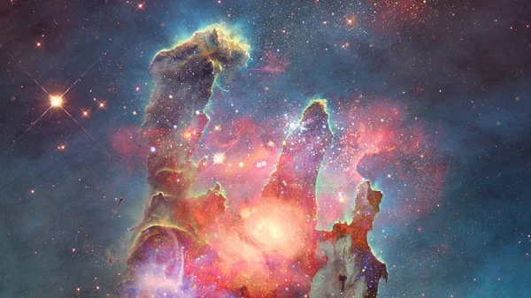 Imagem da nebulosa no espaço profundo. Elementos desta imagem fornecidos pela NASA. — Fotografia de Stock