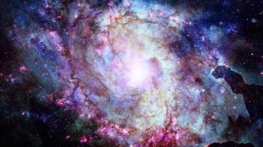 Derin uzayda nebula ve yıldızlar. Bu görüntünün elementleri NASA tarafından desteklenmektedir