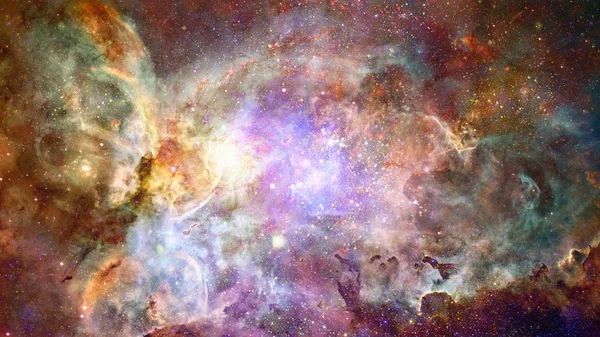 Έναστρο βαθύ διάστημα - νεφέλωμα και galaxy — Φωτογραφία Αρχείου