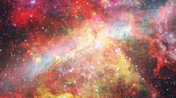 有发光星云的超新星。美国航天局提供的这一图像的要素 — 图库照片