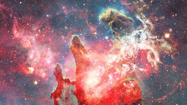 Krásná mlhovina a Galaxie. Prvky tohoto snímku poskytla NASA — Stock fotografie