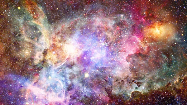 Γαλαξίας και Νεφέλωμα. Αφηρημένο φόντο χώρου. — Φωτογραφία Αρχείου