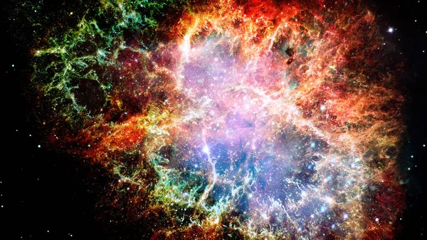 Antecedentes científicos abstractos - galaxia y nebulosa en el espacio. —  Fotos de Stock