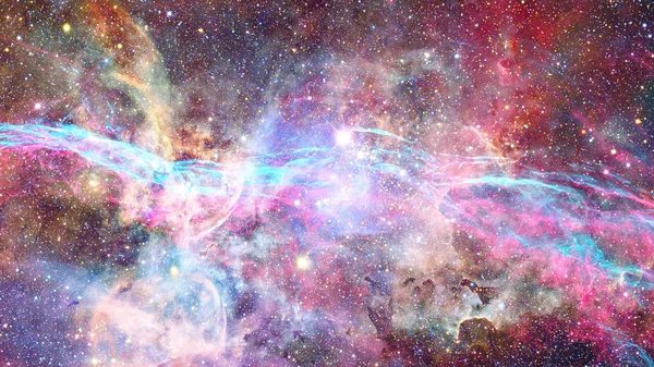 Νεφέλωμα και αστέρια στο διάστημα. Στοιχεία αυτής της εικόνας που παρέχονται από τη NASA. — Φωτογραφία Αρχείου