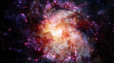 Derin uzayın yıldızlı arka plan. Bu görüntü fu unsurları