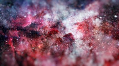 Nebula ve yıldız alanı uzaya karşı. Bu görüntünün elementleri NASA tarafından desteklenmektedir.