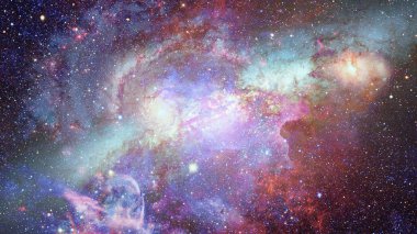 Derin uzayda nebula ve yıldızlar. Bu görüntünün elementleri NASA tarafından desteklenmektedir