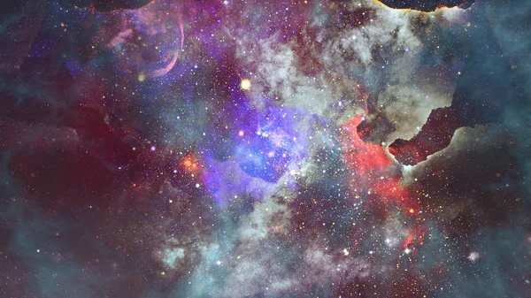 Nebel und Galaxie im All. Elemente dieses von der NASA bereitgestellten Bildes. — Stockfoto