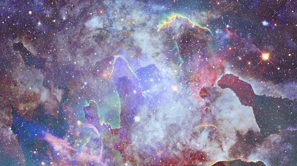 Bella nebulosa e galassia. Elementi di questa immagine forniti dalla NASA — Foto Stock