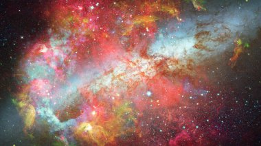 Bulutsusu ve derin uzay, gizemli evren yıldızlarda. Nasa tarafından döşenmiş bu görüntü unsurları
