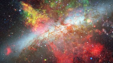 Manzara yıldız kümeleri, bir milyon yaşında. Nasa tarafından döşenmiş bu görüntü unsurları.