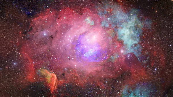 Derin uzayda nebulanın görüntüsü. Bu görüntünün elementleri NASA tarafından desteklenmektedir.