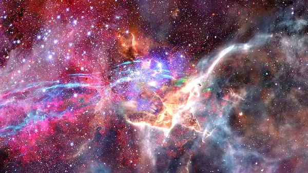 宇宙は 銀河でいっぱい Nasa から提供されたこのイメージの要素 — ストック写真