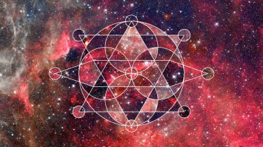 Soyut hipster geometrik arka plan. Nasa tarafından döşenmiş bu görüntü unsurları.